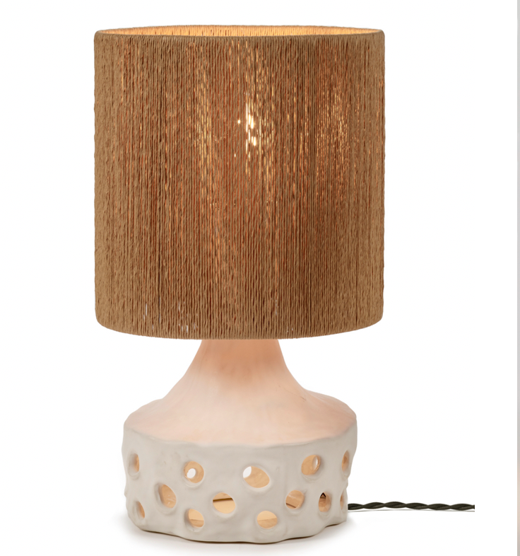 Table lamp brown Oya 02
