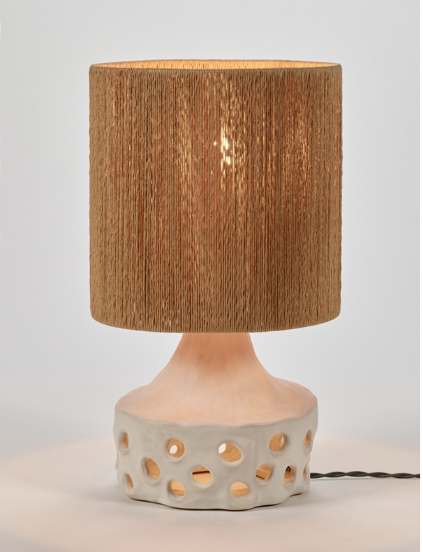 Table lamp brown Oya 02