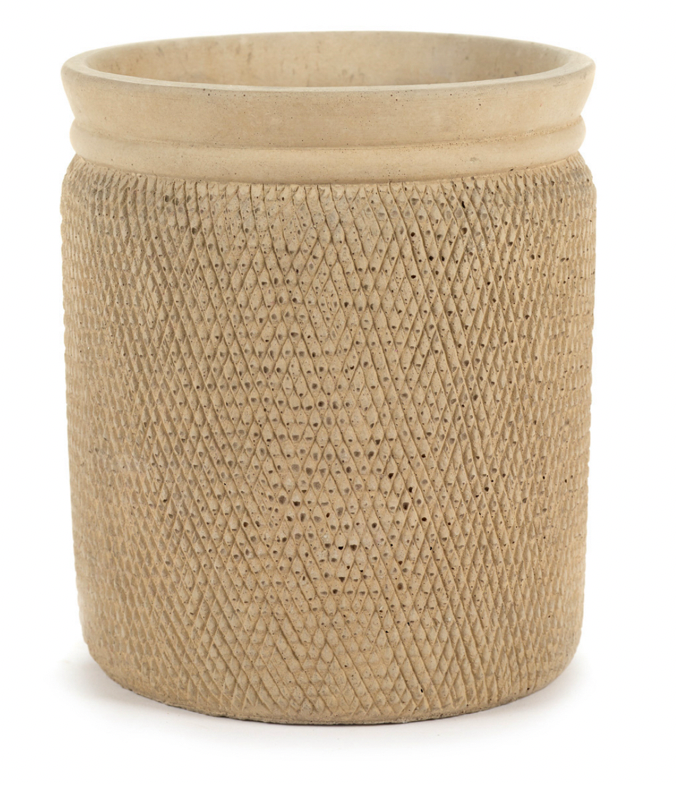 Flower pot M sand rustic