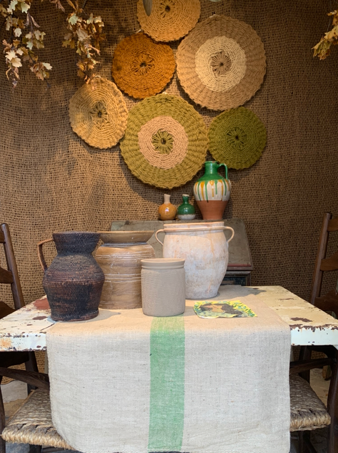 Flower pot M sand rustic