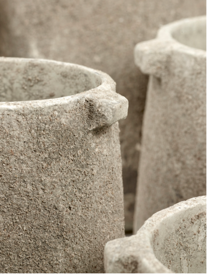 Vase L beige