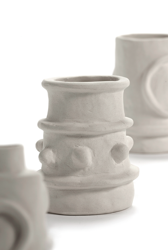 Vase ass/6 beige Molly