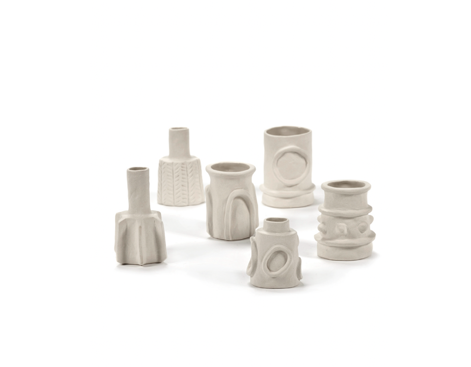 Vase ass/6 beige Molly