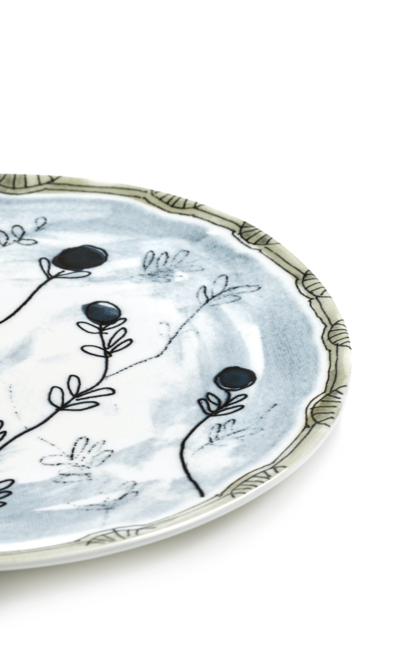 plat de service L Mirtillo Tea