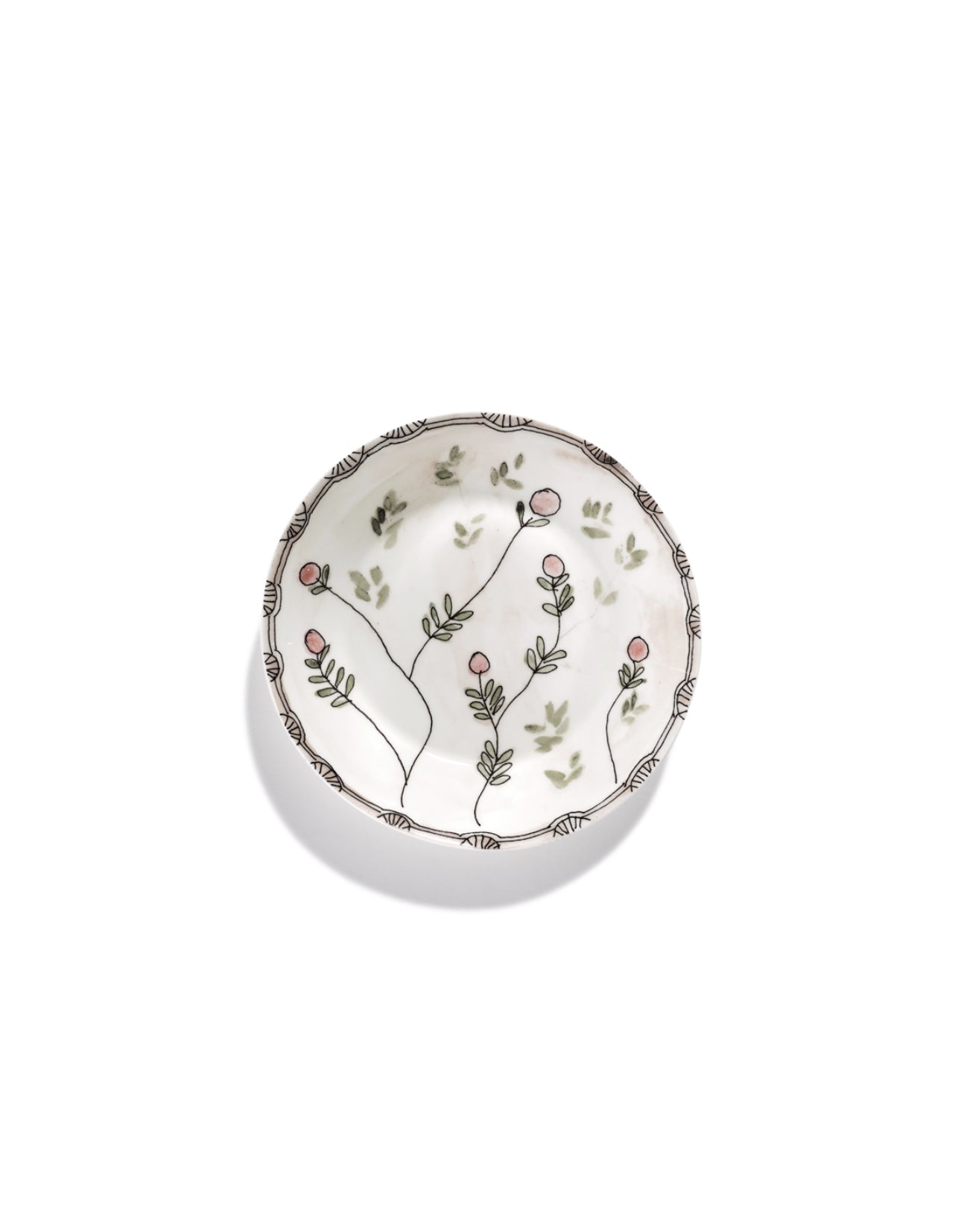 assiette creuse S Mirtillo nude pink