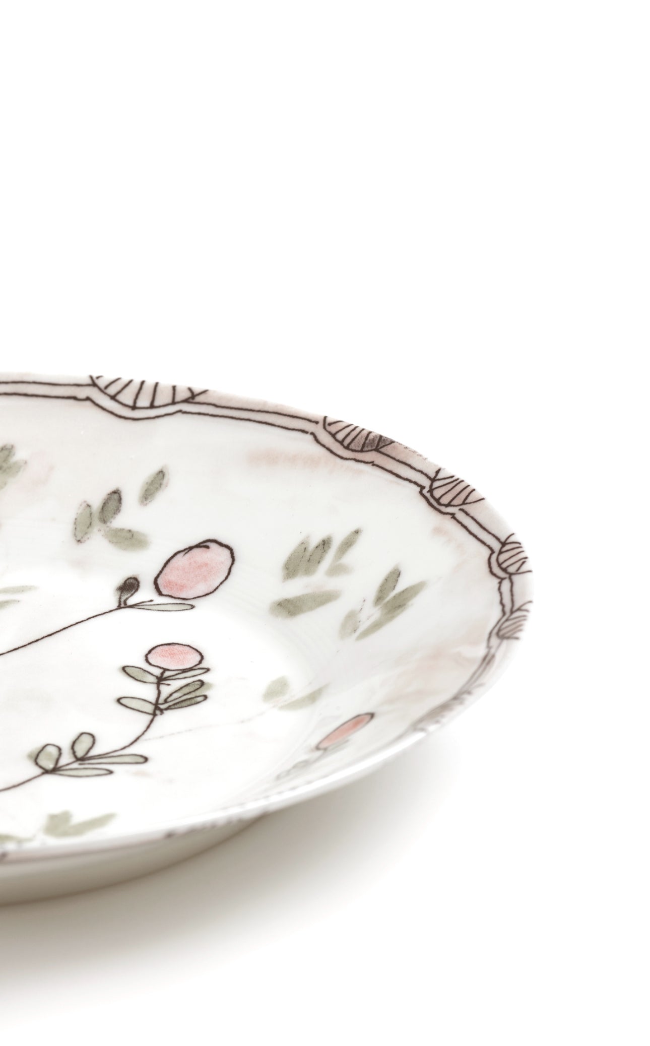 assiette creuse S Mirtillo nude pink