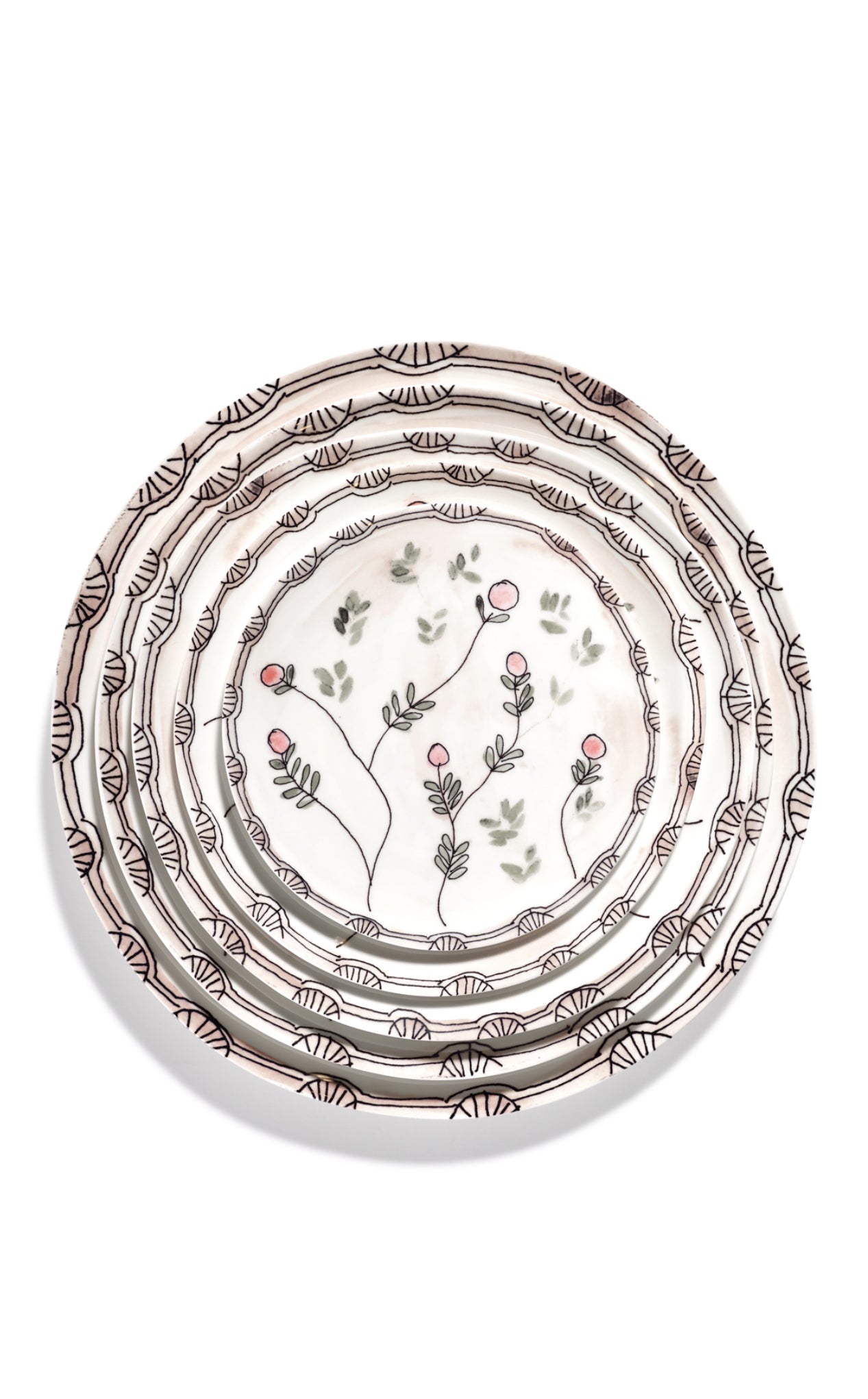 Assiette M MIrtillo nude rose
