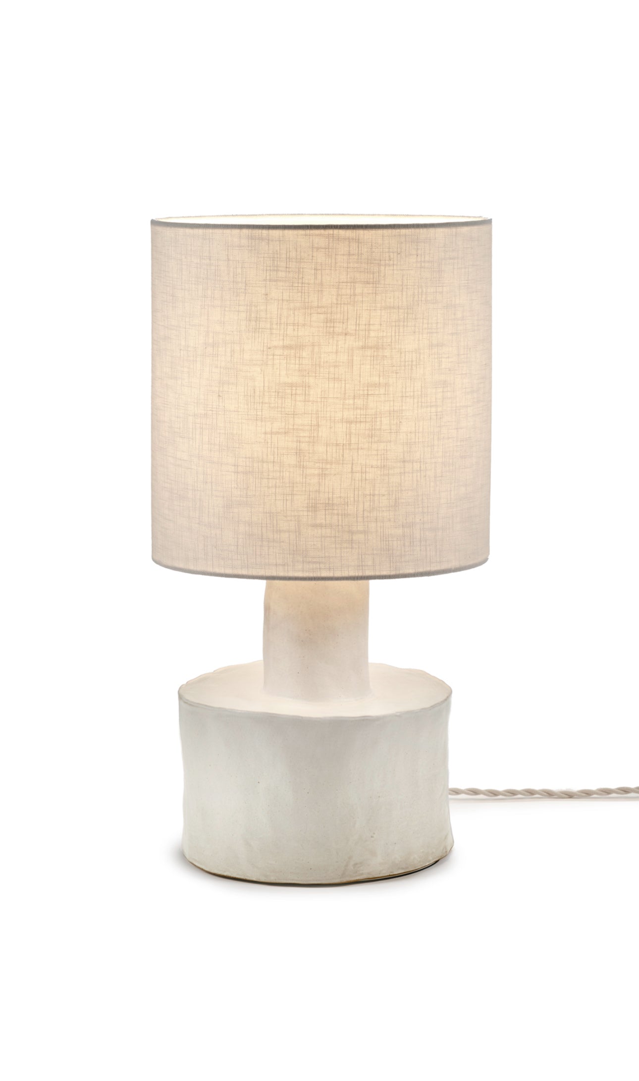 Table lamp white matt-white Catherine