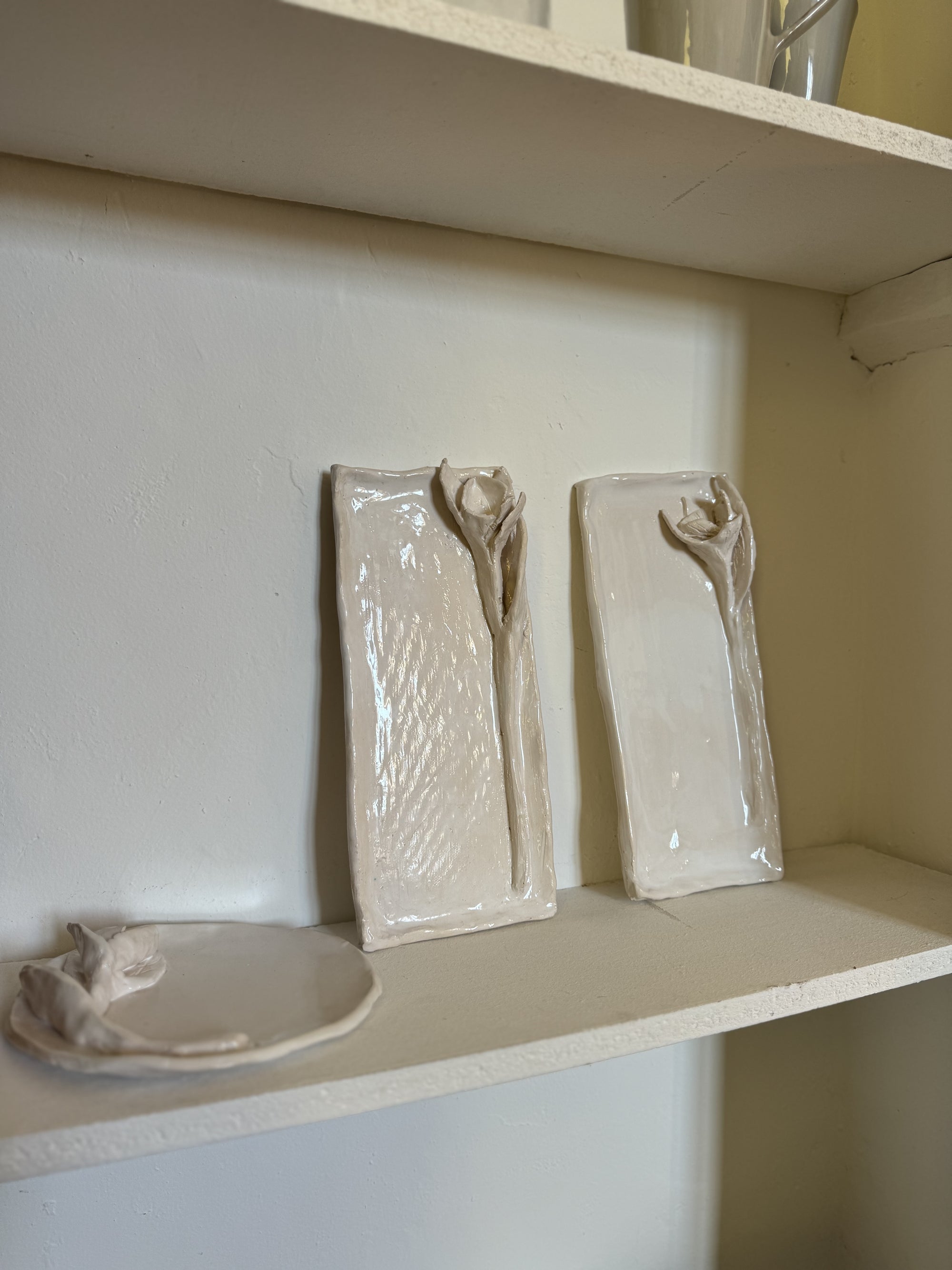 Plateau/Assiette Fleur par Isabelle Warolin