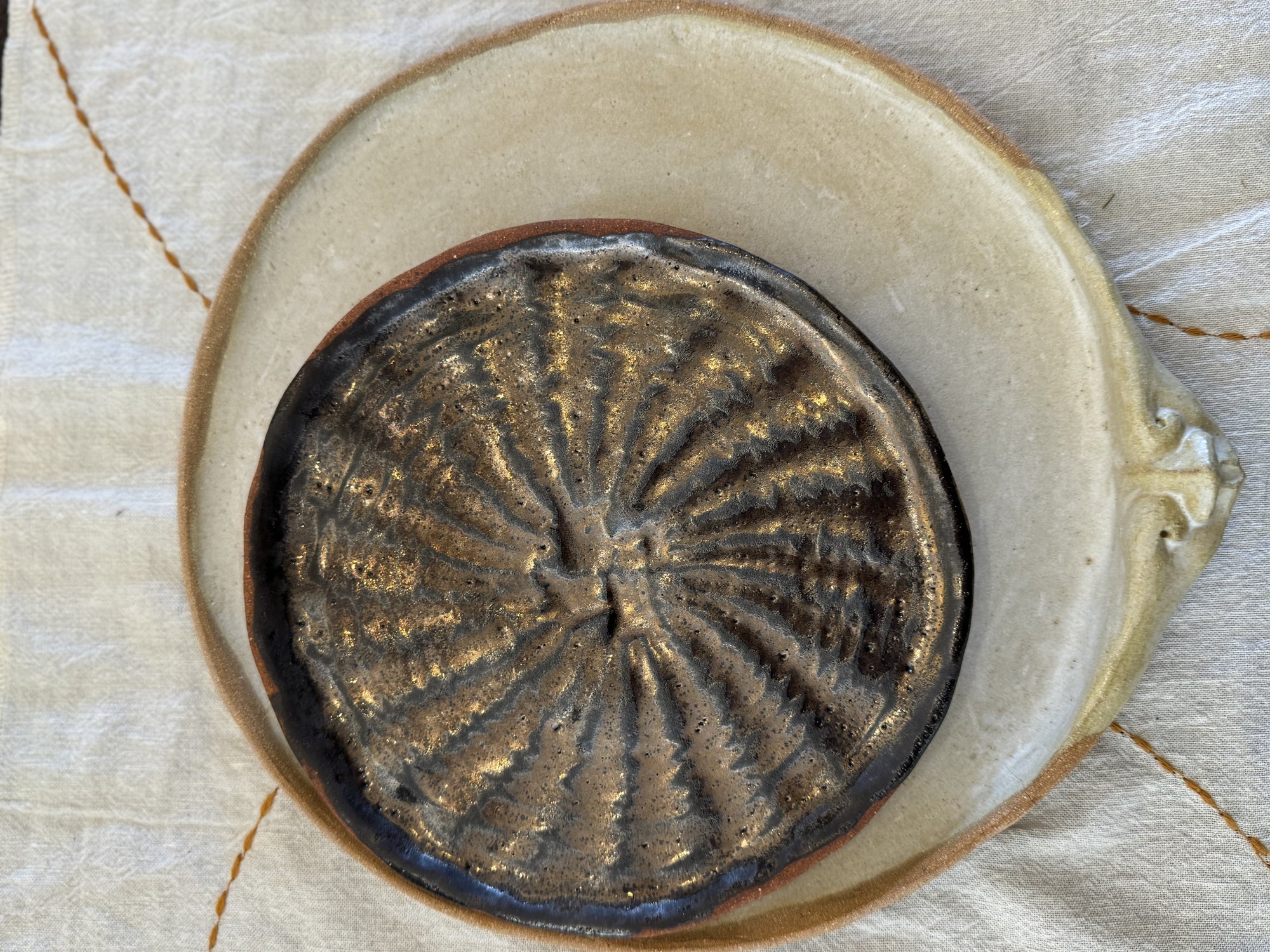 Assiette EMPREINTE 2 par PATRICIA STERN