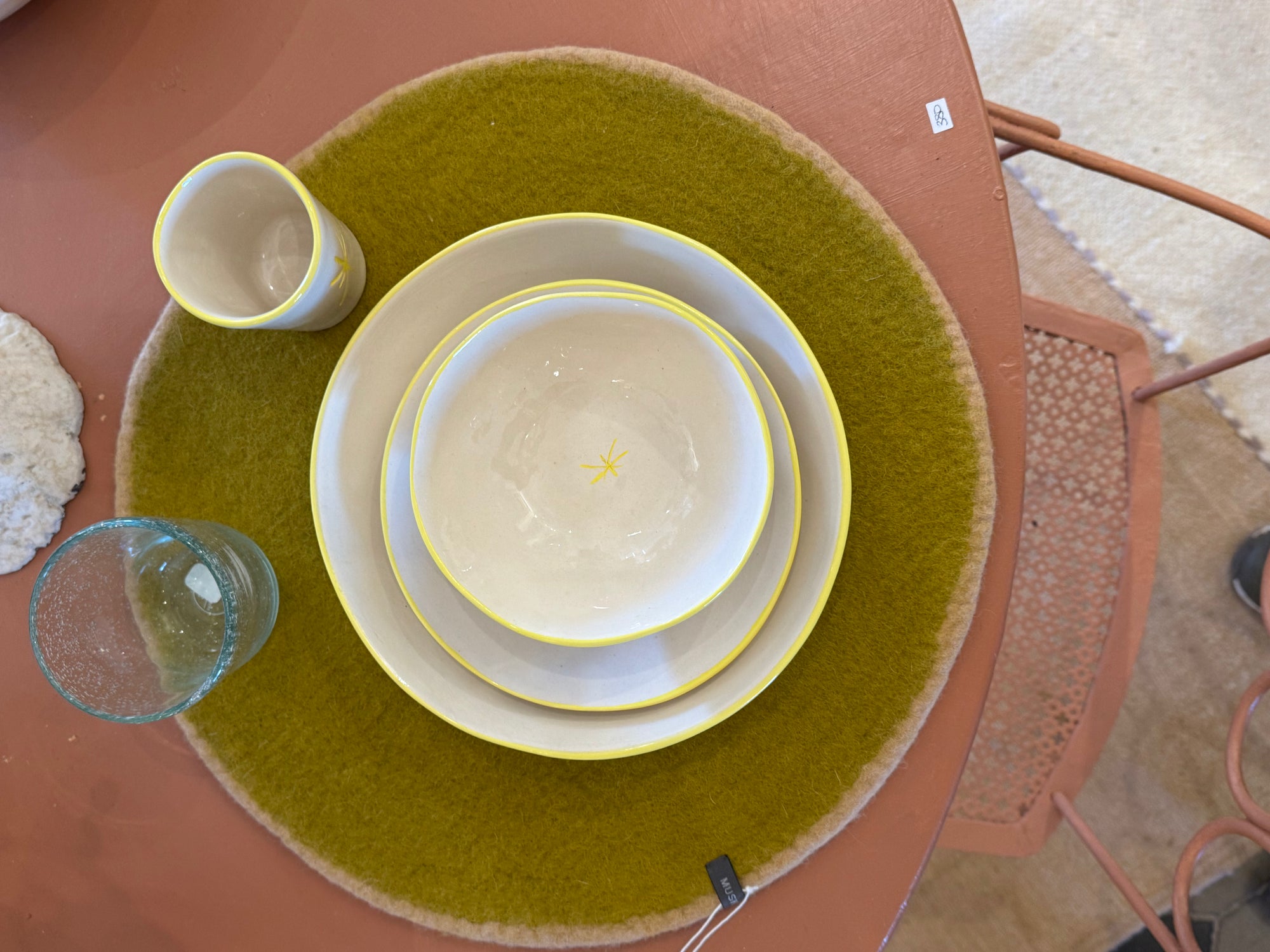 Mushkane two-tone placemat