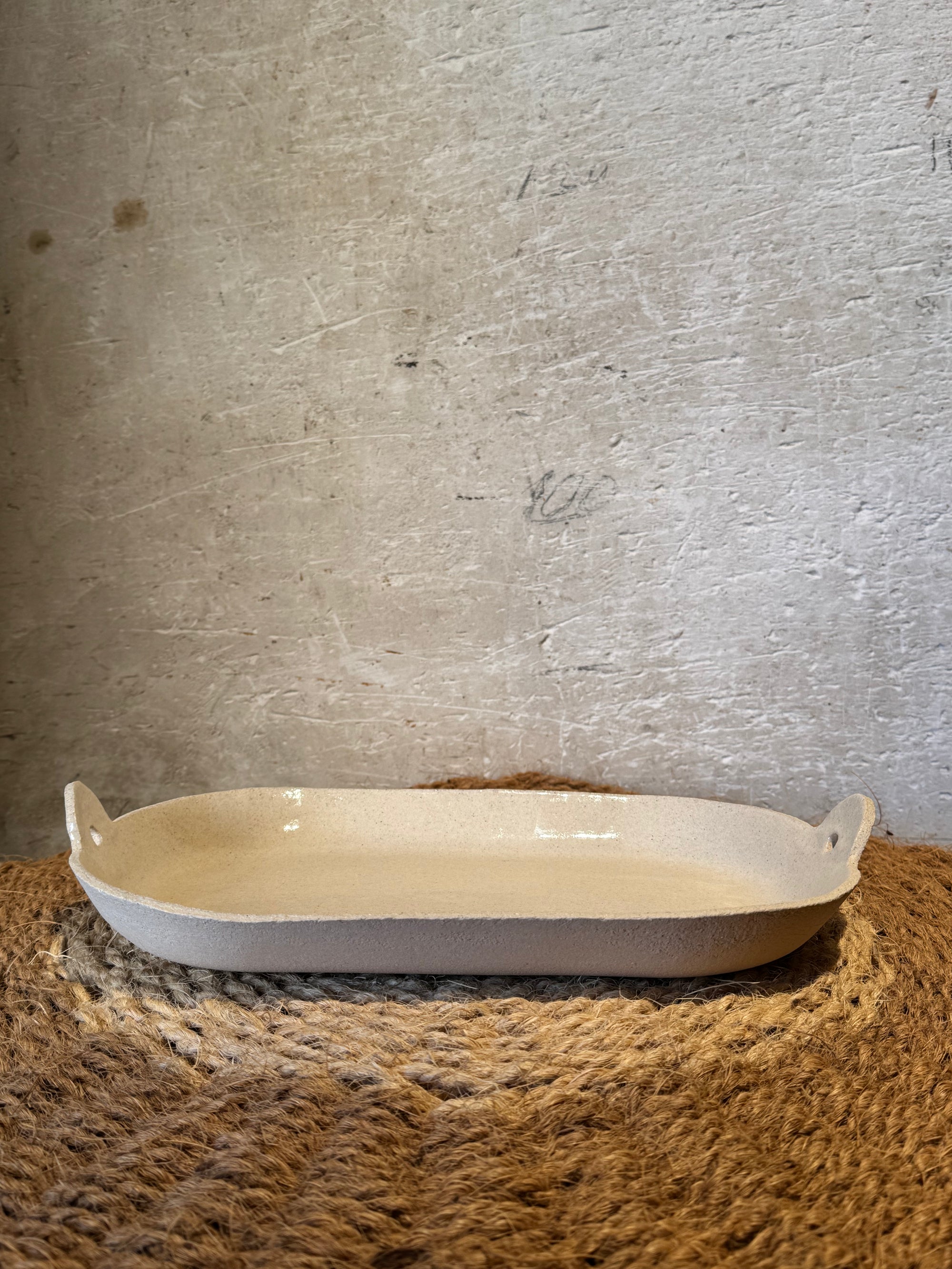 Rectangular serving dish by Vanessa de Saint Seine