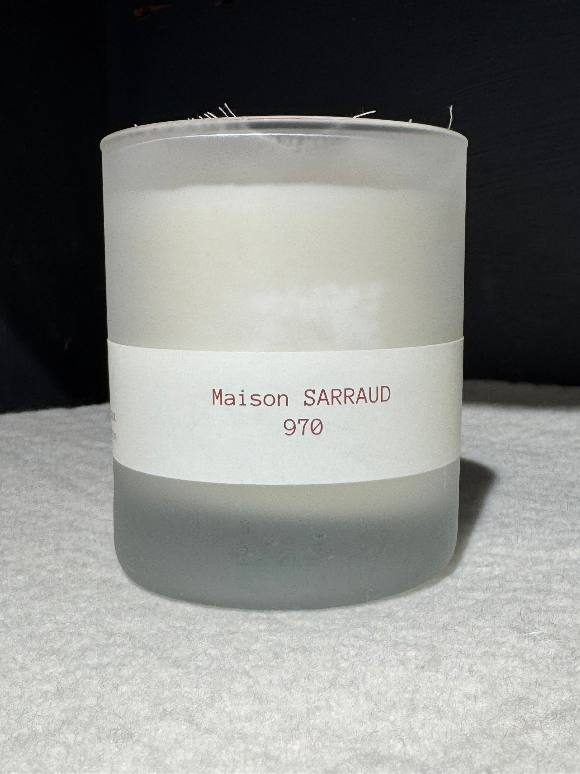 Bougie d'Ambiance "970" signature par Maison Sarraud