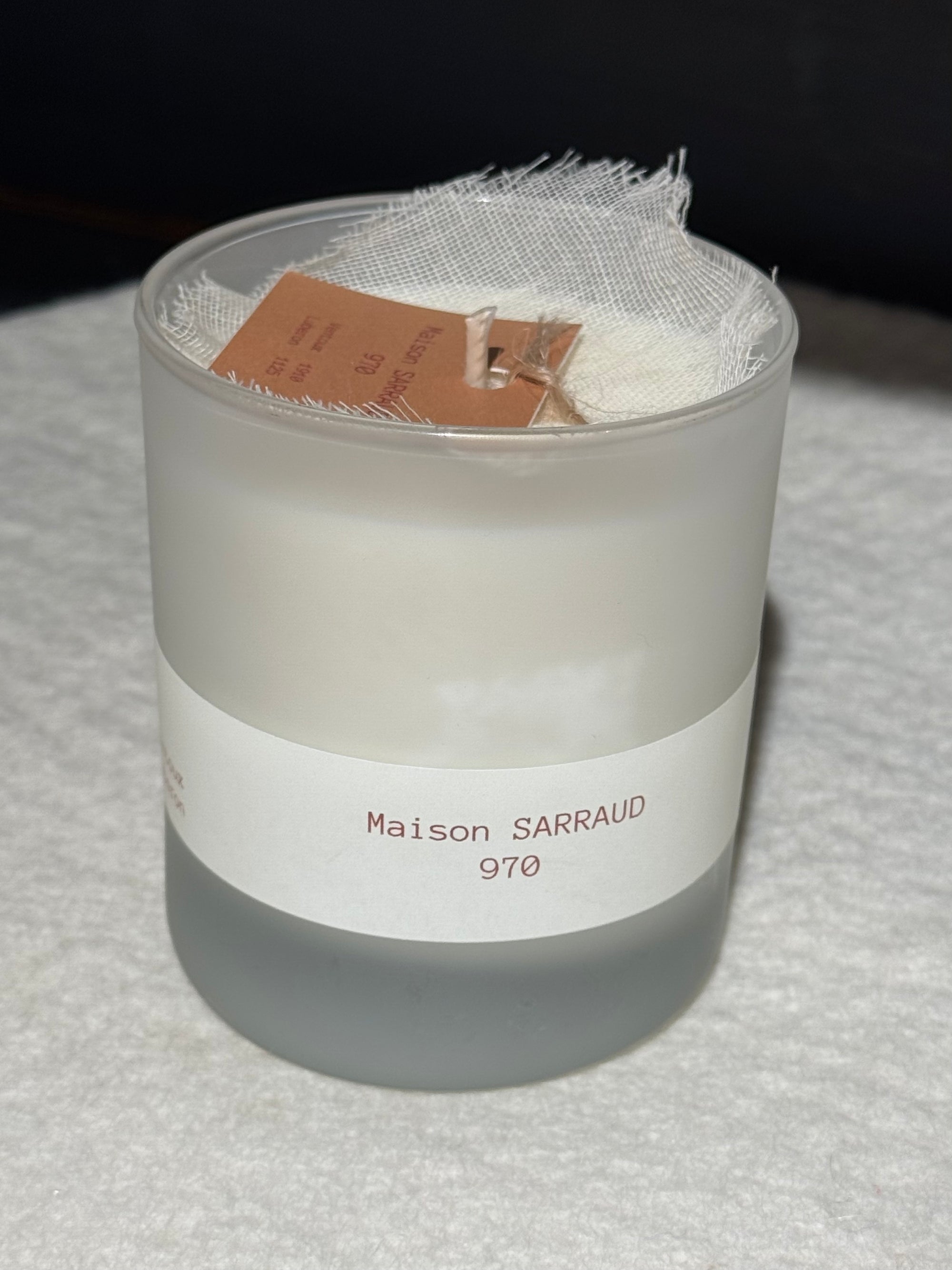 Bougie d'Ambiance "970" signature par Maison Sarraud