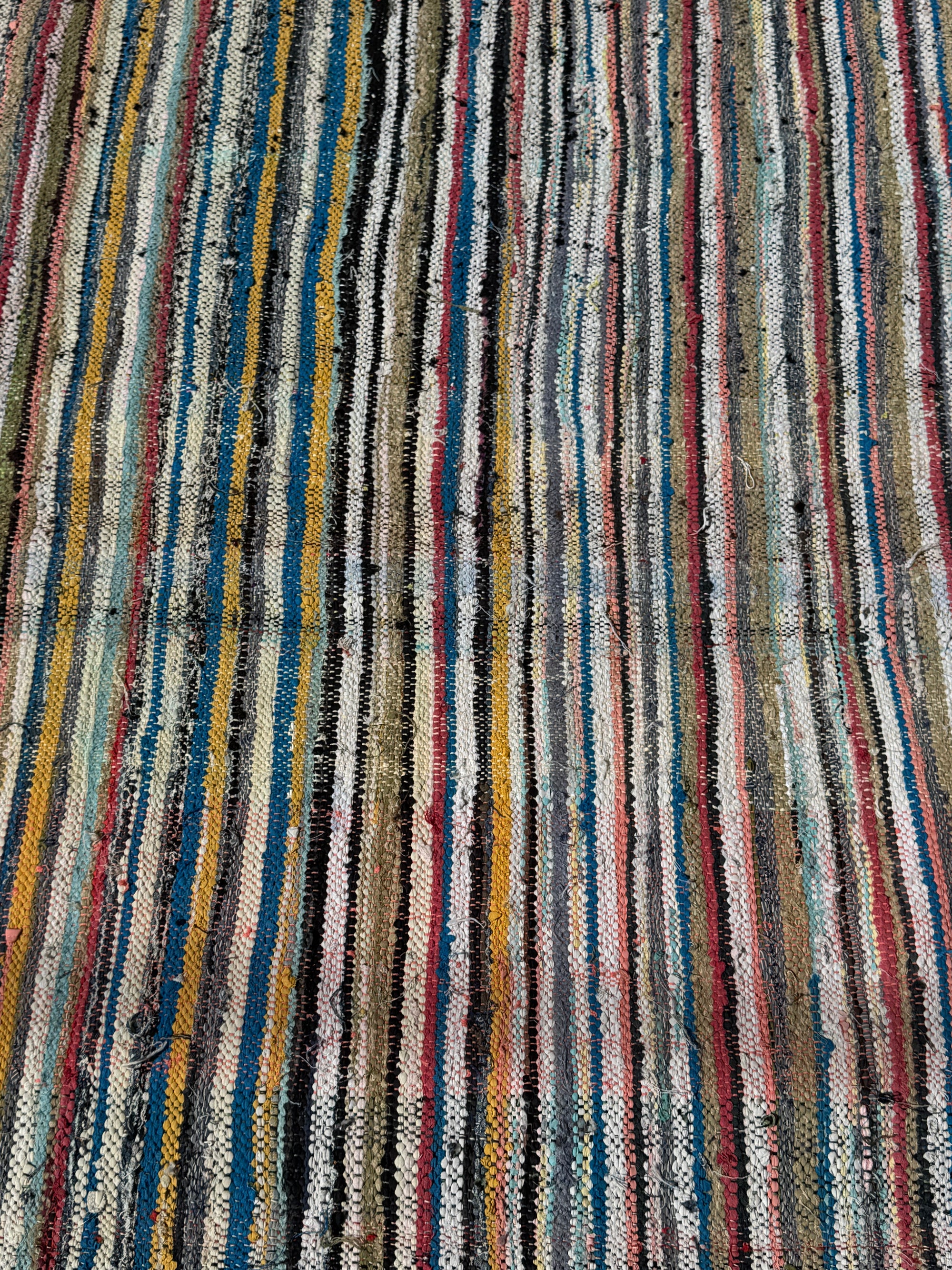 tapis /couverture Berbére coton multi noir