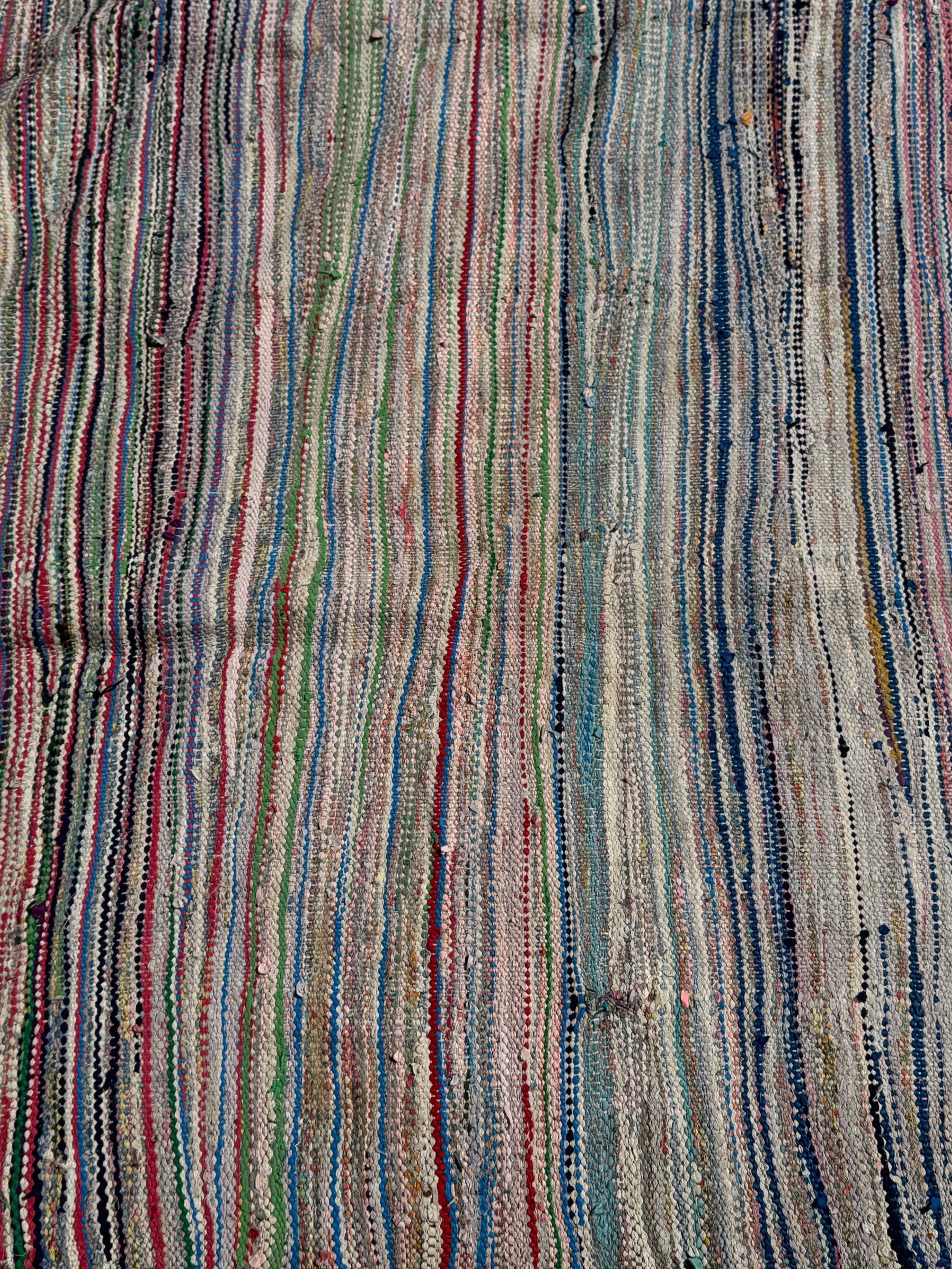 tapis/couverture Berbére en coton Multi bleu
