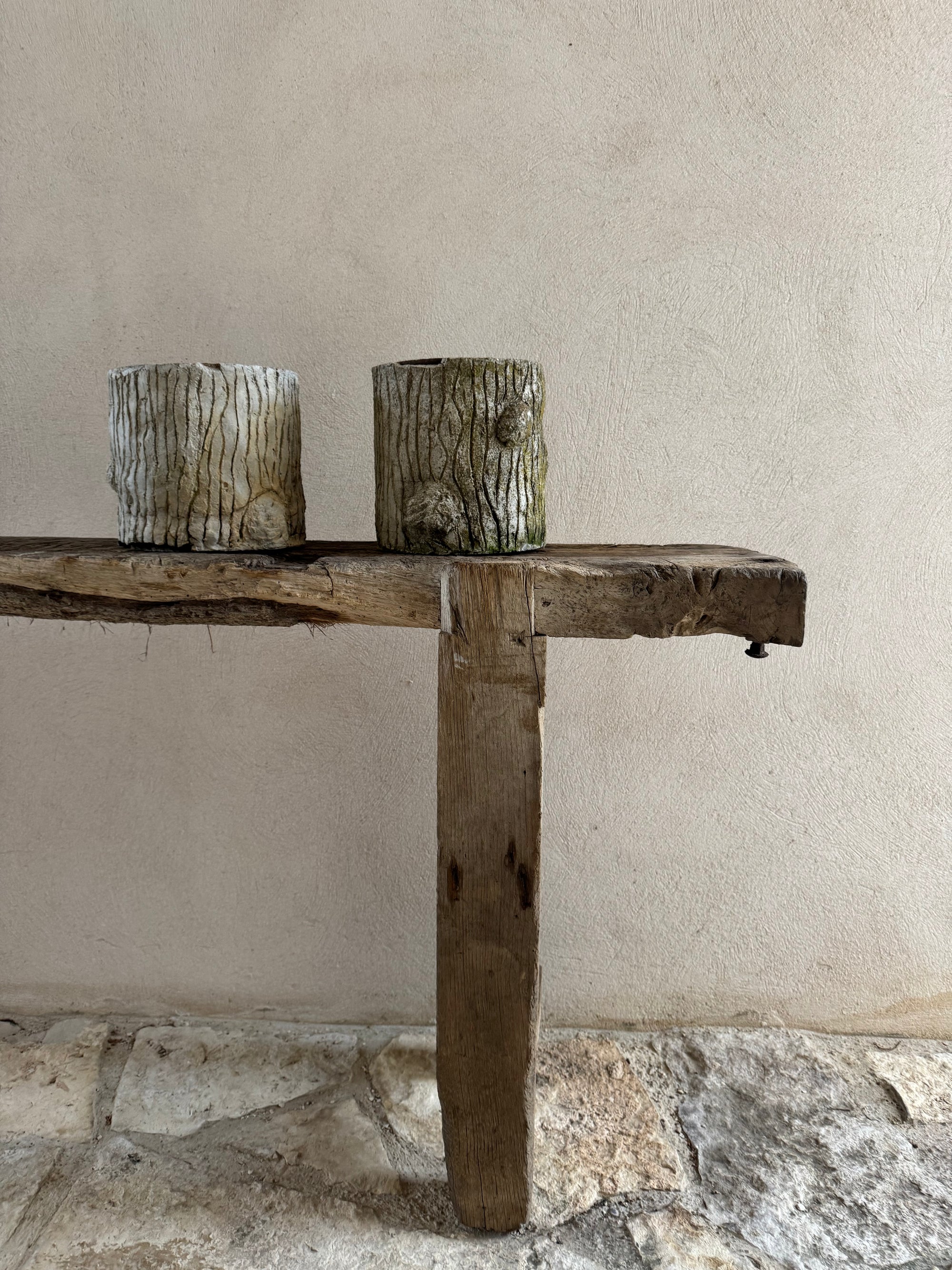 établi ancien en bois